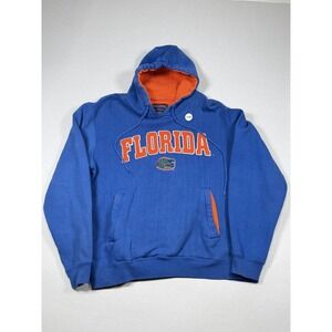 Florida Gators Hoodie Mens Medium Blue NCAA Football Champs Sports Sweatshirt